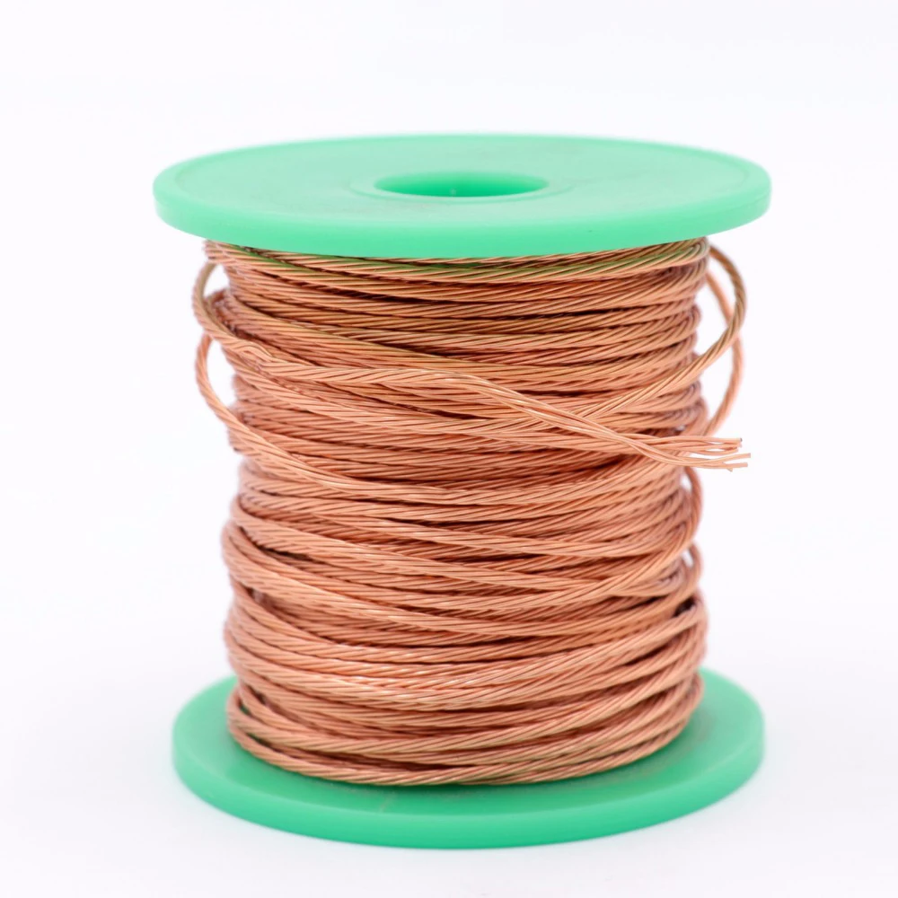 Скрученный окрашенный провод OFC Hi Fi аудио динамик индуктивный катушечный кабель 7