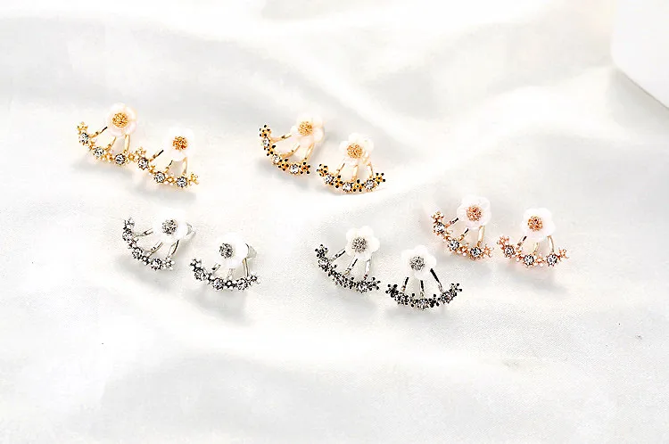 2018 милые серьги гвоздики женские в виде цветов Женские Ювелирные украшения