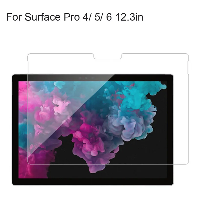 Ультратонкое закаленное стекло 9H Защита экрана для нового Microsoft Surface Pro 6/5/4 12 3
