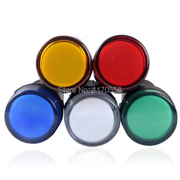 22mm mounting size led Indicator lamp,signal lamp with pure color blue,green,red,white,yellow