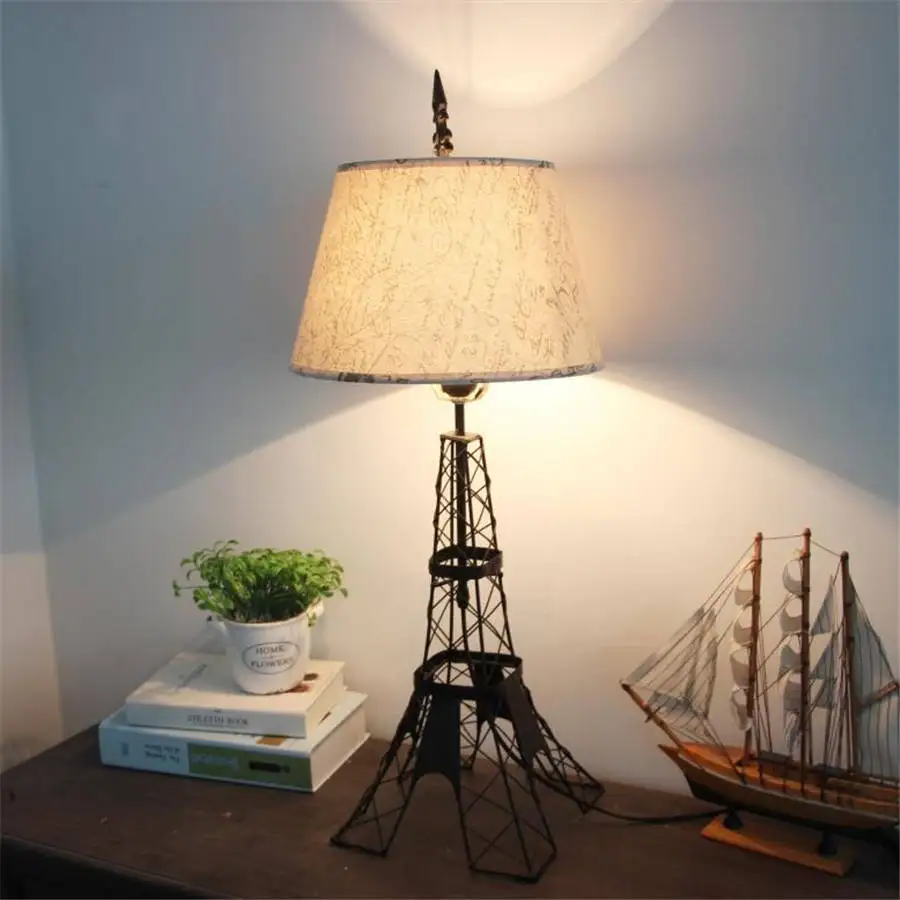 Американская Винтажная настольная лампа для кофейни бара дома деко промышленная