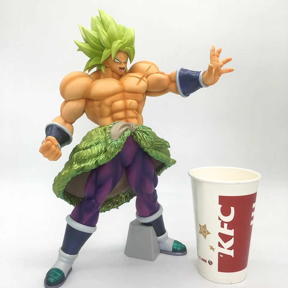 34 см большая Оригинальная фигурка Banpresto Dragon Ball, Супер Saiyan Broly Broli, ПВХ фигурка, модель, игрушки, фильм, фигурка Borly