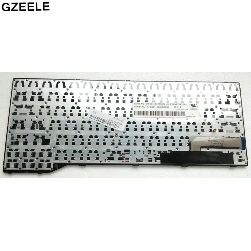 QH новая английская клавиатура для ноутбука Fujitsu Lifebook E733 E744 E734 E743 E544 черная рамка