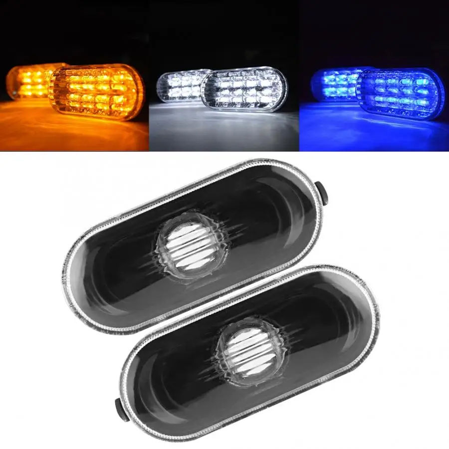 2 шт. Автомобильные Боковые указатели поворота с черной лампой|Сигнальная лампа| |