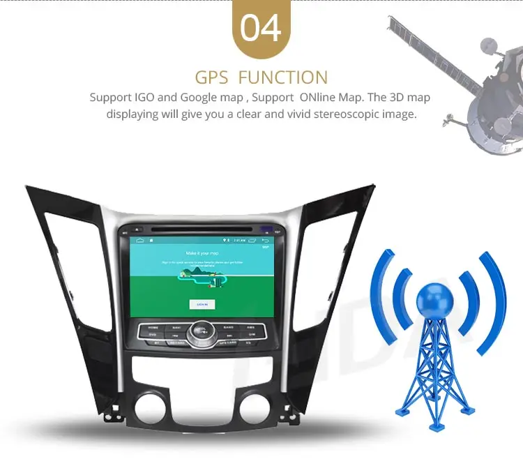 LJDA Android 10 автомобильный dvd-плеер для HYUNDAI SONATA 2012 2013 2Din Автомагнитола gps Навигация стерео Мультимедиа wifi автоаудио