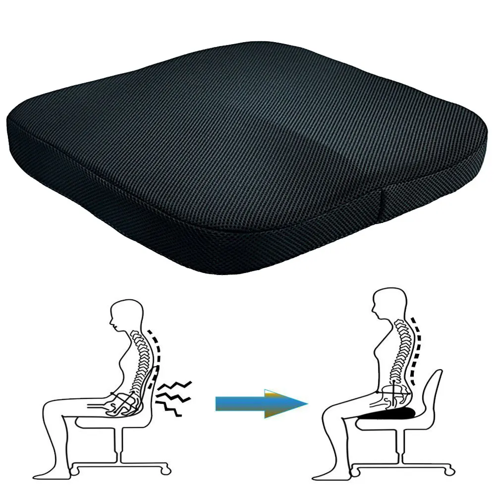Стул площадку ортопедические автомобиля Портативный Memory Foam боли в спине мягкое
