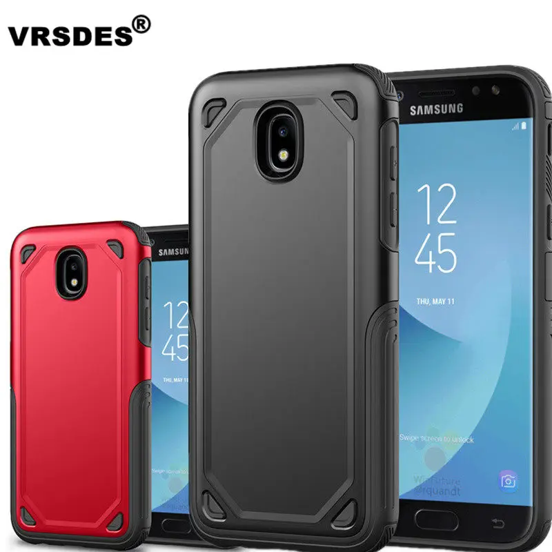 VRSDES Military Armor Phone Case For Samsung Galaxy J3 J5 J7 Pro 2017 Hybrid J4 J6 J8 2018 Prime Cover | Мобильные телефоны и
