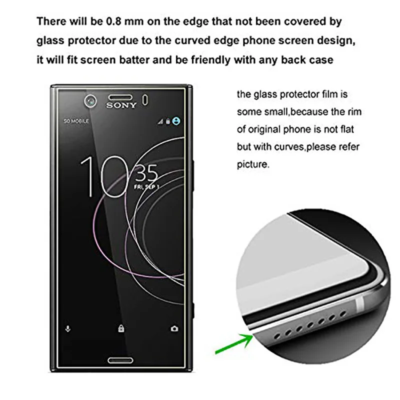 Защитное стекло для Sony Xperia Z, Z1, Z2, Z3, Z4, Z5, Z2a, M2