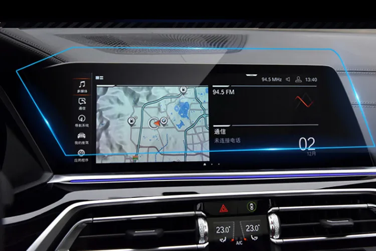 Закаленное стекло Защитная пленка для экрана BMW X5 G05 X7 12 3 дюймов экран gps навигации