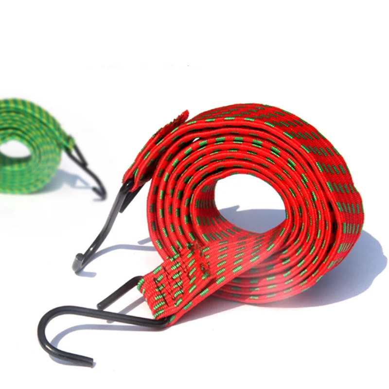 

180cm Elastic Luggage Rope Bicycle Bike Cycling Hooks Bandage Straps Belt Box Carrie Packing Rope Tie Equipment Accessories