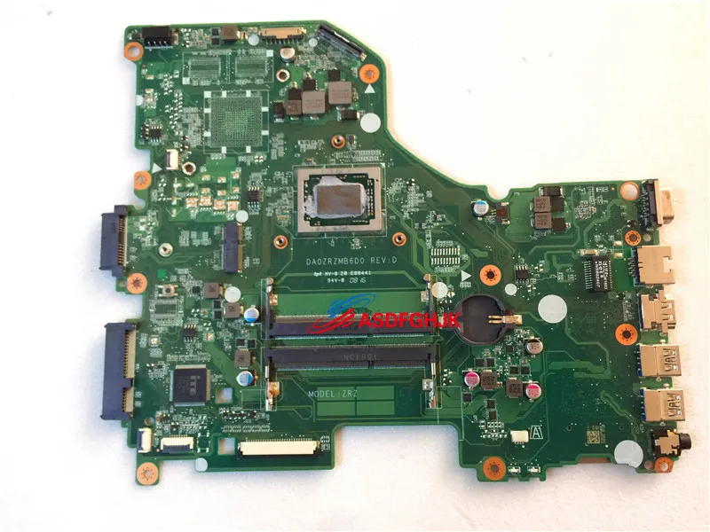 Оригинальный DA0ZRZMB6D0 для Acer Aspire E5 522 материнская плата портативного компьютера с A10