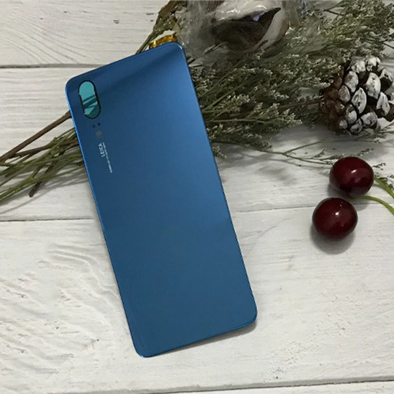 Оригинальный чехол для задней панели HUAWEI P20 с 3D стеклом запасной корпус двери +