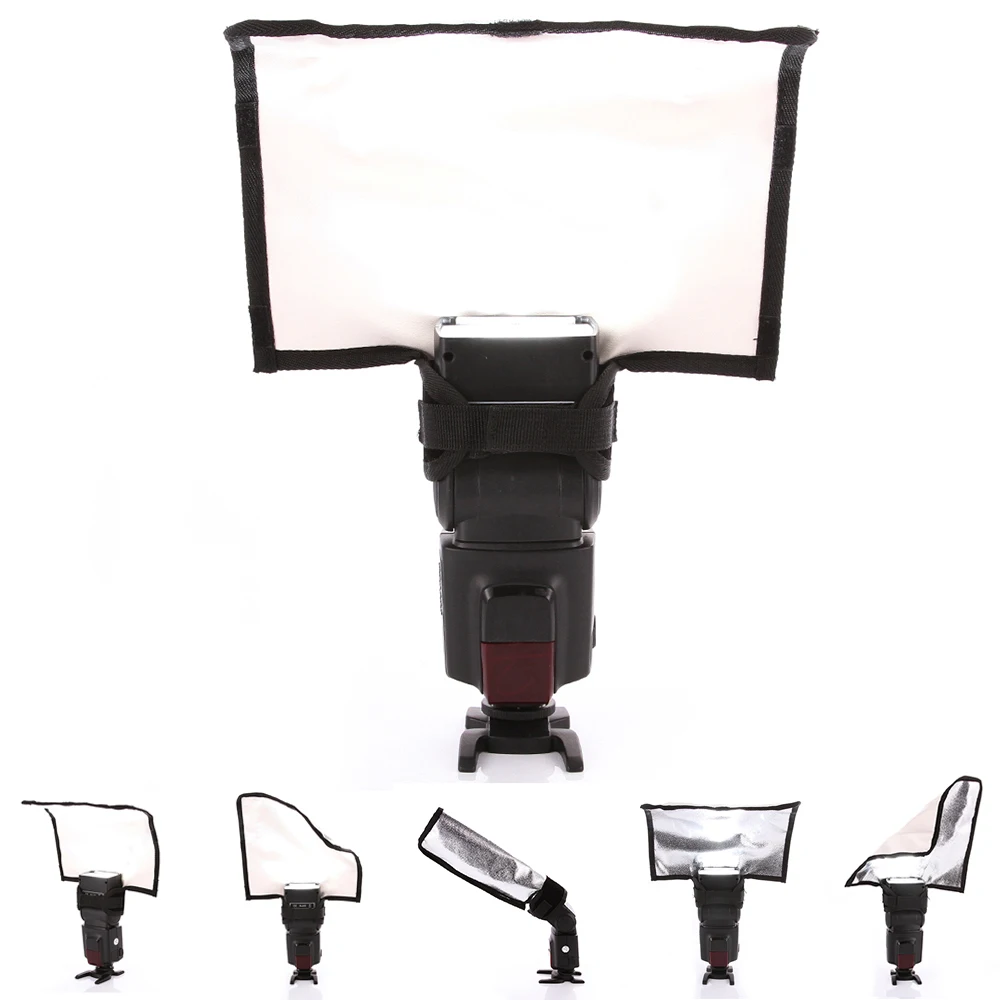 Универсальный складной отражатель вспышки Snoot Flash софтбокс рассеиватель Бендер