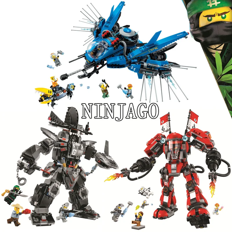 Подарки Pogo Bela 10720-10721 980 шт + ninjagoo фильм пожарные механические Строительные