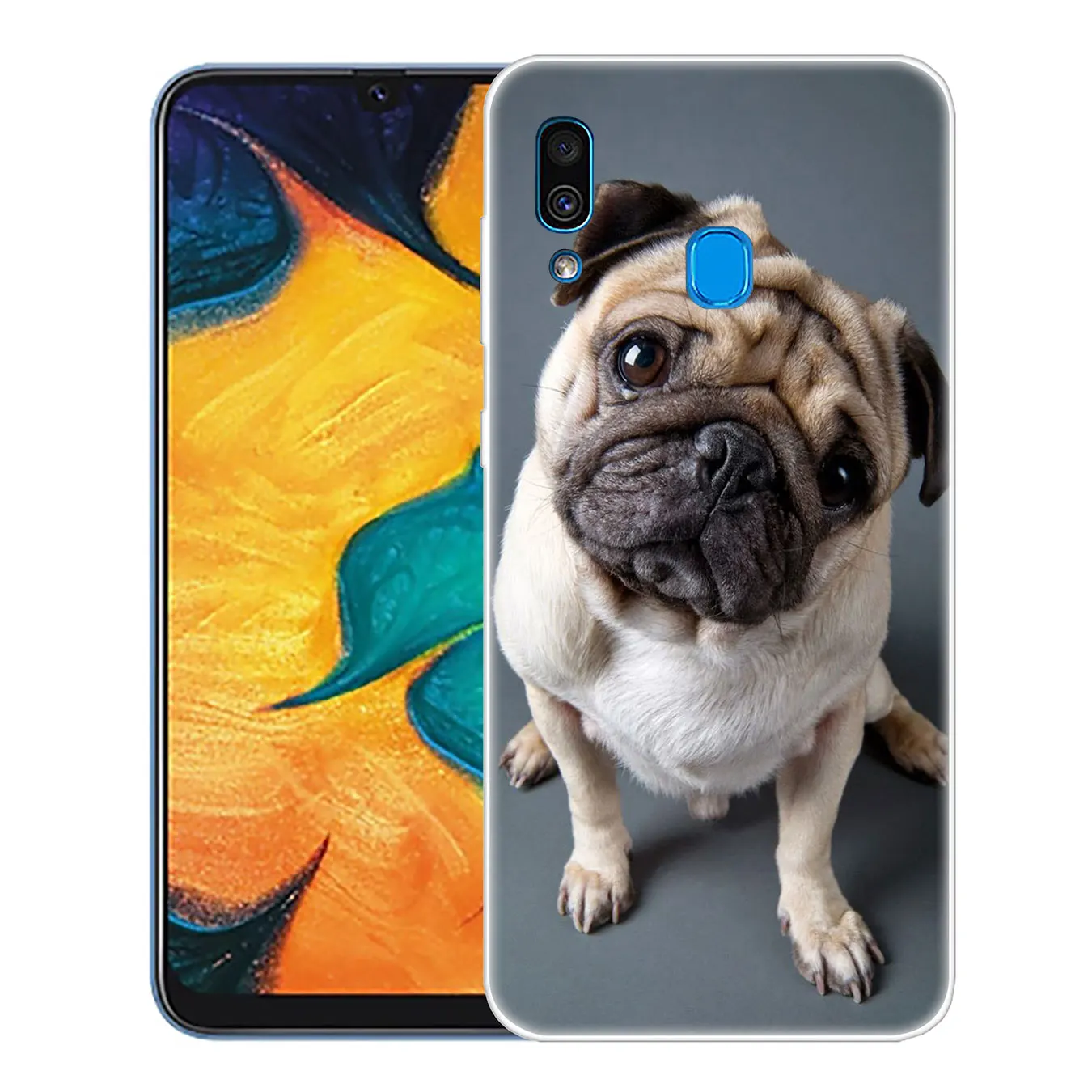 Lavaza Мопс видел вещи собака ездить Бабочка Арт Жесткий Чехол для samsung Galaxy A70 A60 A50 A40 A30 A20 A10 M10 M20 M30 M40 A20e