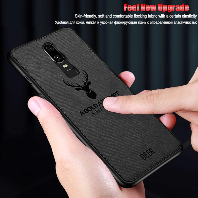 Чехол для Oneplus 6 7T Pro чехол One plus 6T 5T задняя крышка из ТПУ роскошный тканевый