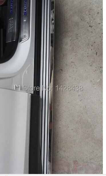 High quality! HYUDNAI Santa Fe   2007-2012   Step Bar Running Side Board silver