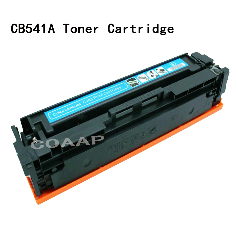 1 комплект совместимых картриджей с тонером CB540A CB541A CB542A CB543A 125A для принтера HP laserjet