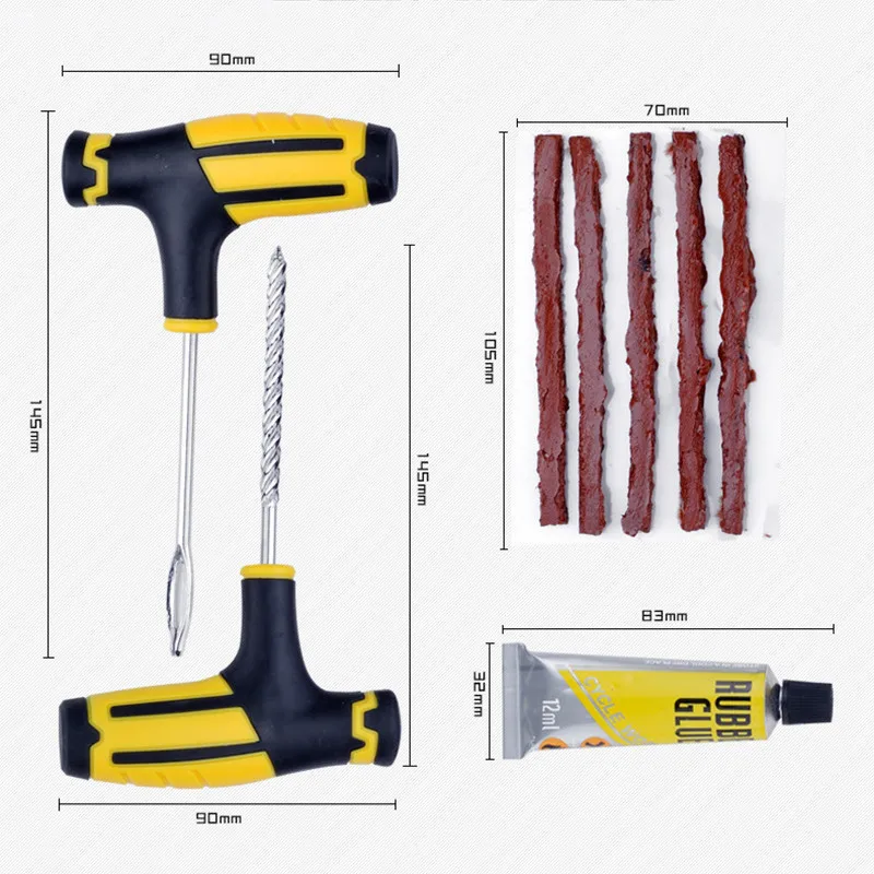 

Professional Car Tire Tyre Repairing Tools Car Vacuum Tires Repairing Tools Patch Car Accessories