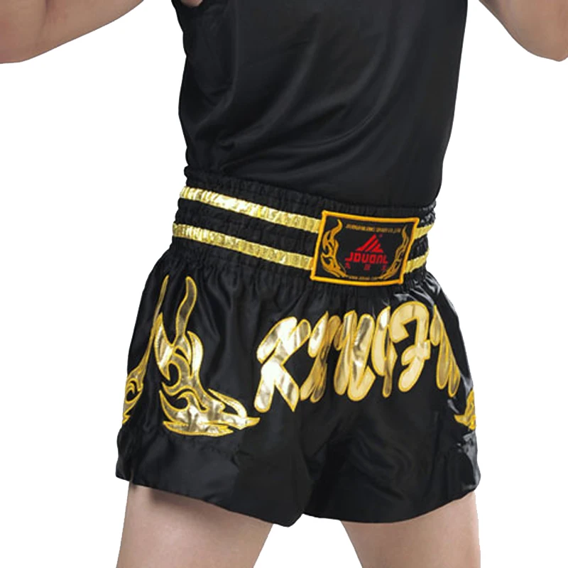 Муай Тай боксерские трусы Mma Шорты Муай Тай боксерские шорты Pantalones Mma брюки мужские черные Kick Boxeo Sanda вышивка бои
