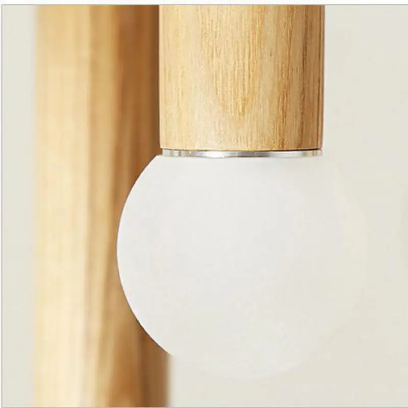 Деревянная люстра Современная китайская японская Скандинавская креативная