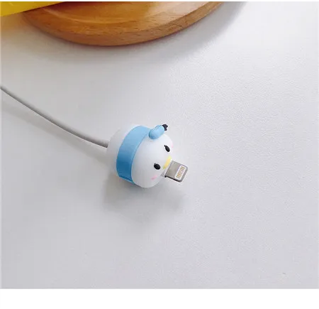 Милый кабель аксессуар кабель животное укусы мультфильм USB зарядное устройство кабель для передачи данных Шнур протектор для iphone 8 7 6 USB кабель защиты - Цвет: 6