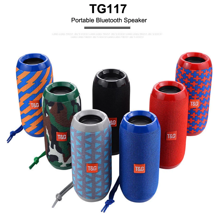 Hopestar TG117 портативный динамик беспроводной Bluetooth динамик s Саундбар Спорт на открытом воздухе водонепроницаемый Поддержка TF карты Aux вход