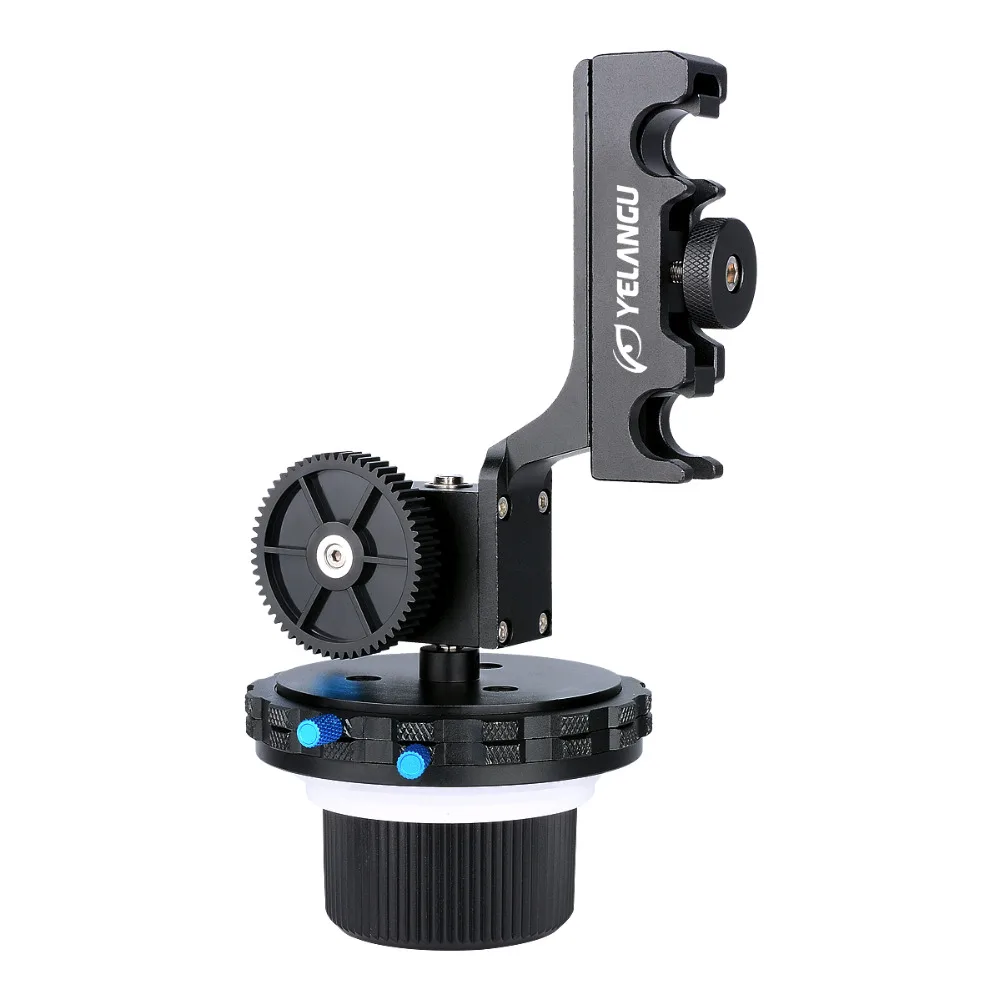 

YELANGU High Quality Photography Follow Focus A to B Stop/Card Slot Design/Quick Release For DSLR Camera Camcorder