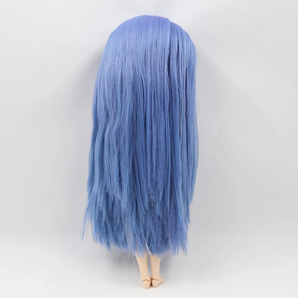 Кукла Blyth 1/6 bjd белая кожа суставное тело цвет сменные фиолетовые прямые волосы матовое лицо с бровями блеск для губ ледяной sd игрушка