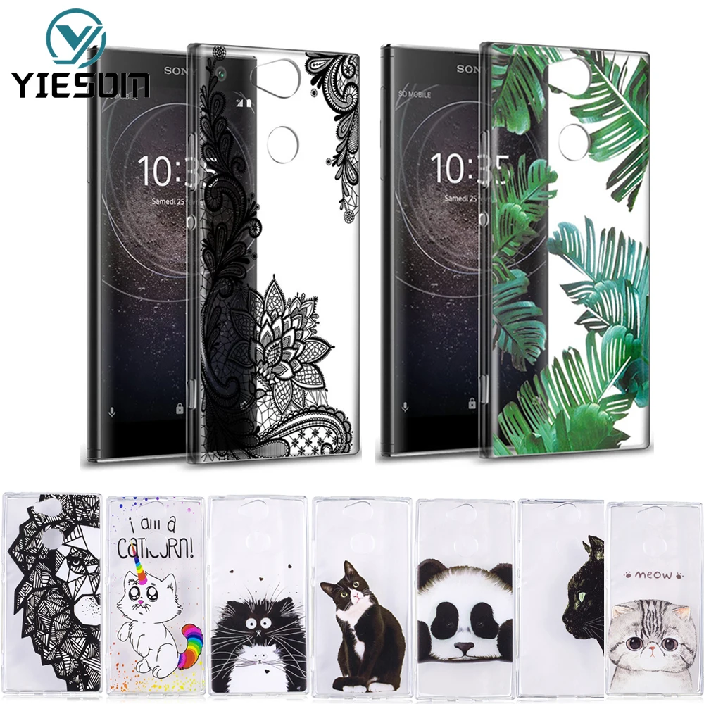 Чехол YIESOM для Sony Xperia L1 L2 XA XA1 XA2 Ultra Plus XZ1 Compact E5 мягкий силиконовый чехол из ТПУ