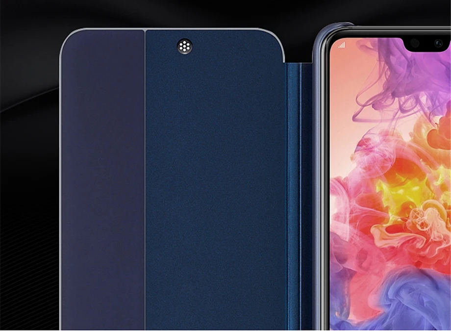 Чехол huawei P20 P20 pro, прозрачный, умный, сенсорный, флип-чехол,,, официальный, huawei P20 P20 Pro, кожаный, флип-чехол для телефона
