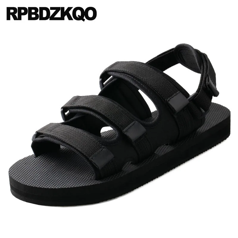 Shoes Strap Beach Outdoor Flat Designer Sneakers Roman Fashion Black Open Toe 2021 Casual Men Gladiator Sandals Summer Sport | Обувь