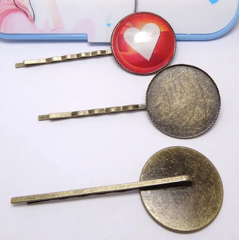 Бесплатная Доставка! Заколка для волос пустая 100 шт античные бронзовые заколки с