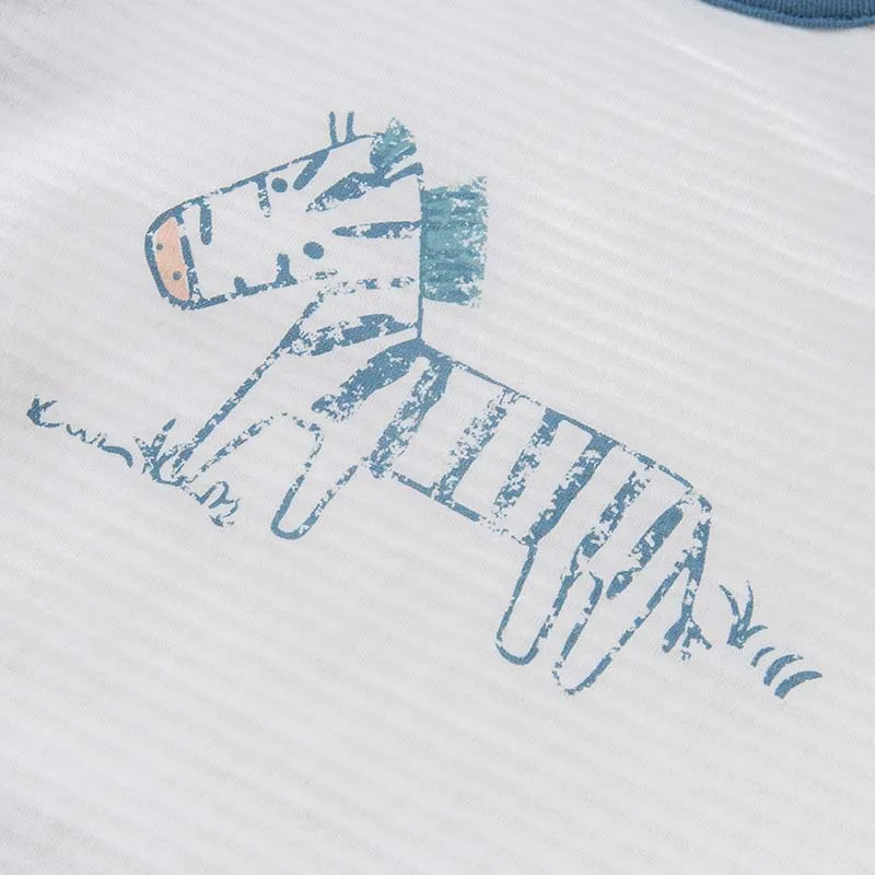 DBM7646 dave bella/летние детские модные топы с принтом льва + короткие наряды Детский