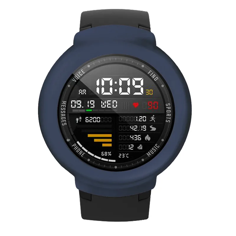 3в1 Huami amazfit 3 verge чехол для смарт-часов Браслет Силиконовый мягкий+ USB зарядное устройство кабель док-станция зарядка+ стекло Защита экрана