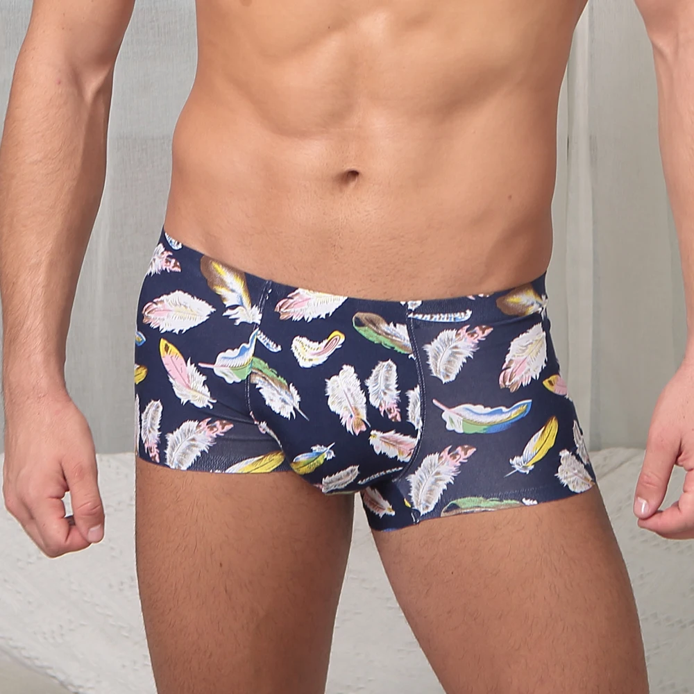 Мужское нижнее белье камуфляжные шорты боксеры цветные мужские трусы