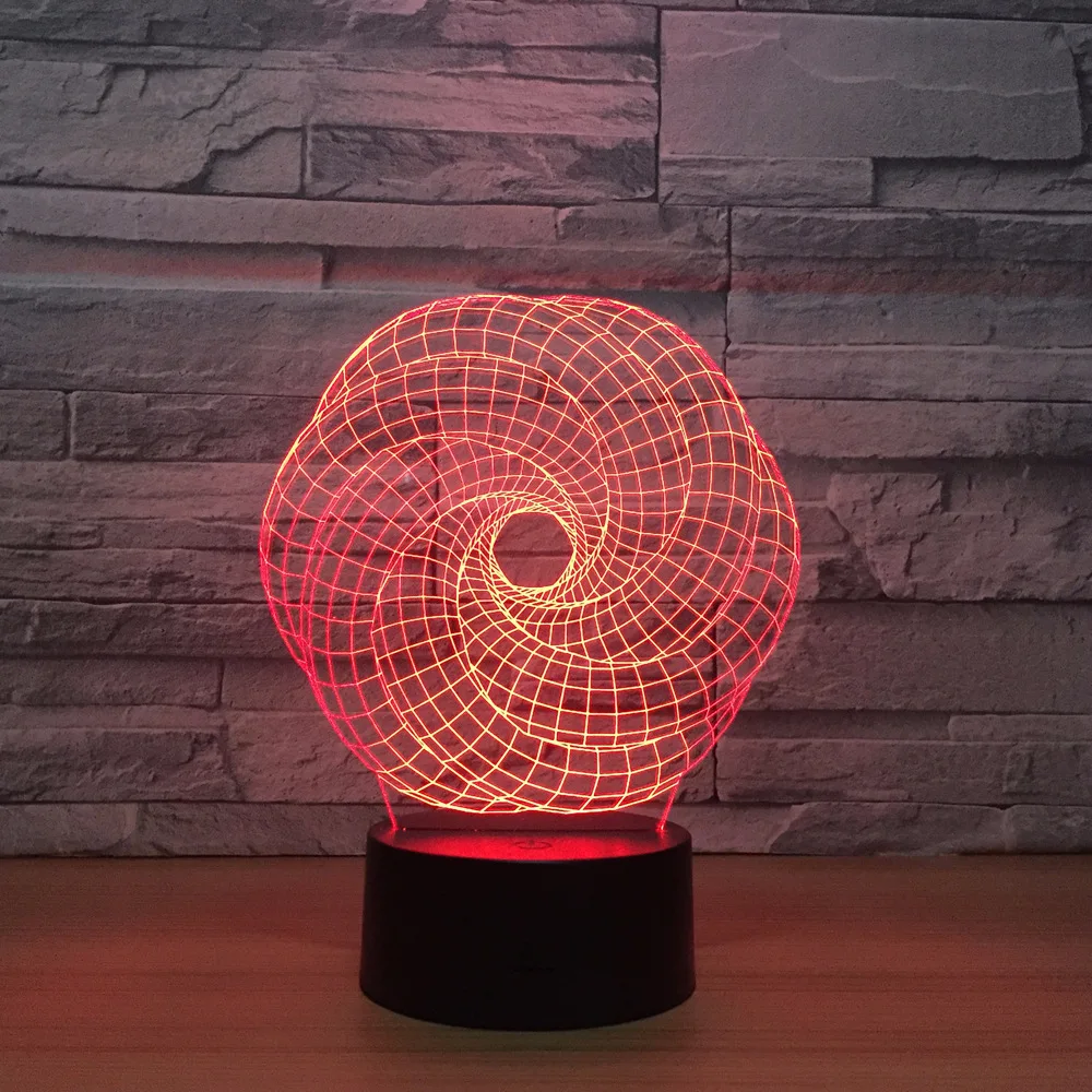 

Abstract 3D illusion Lamp LED Night Light 3D Graphics Acrylic lamparas Atmosphere Lamp Novelty Lighting Home Decorate Drop Ship