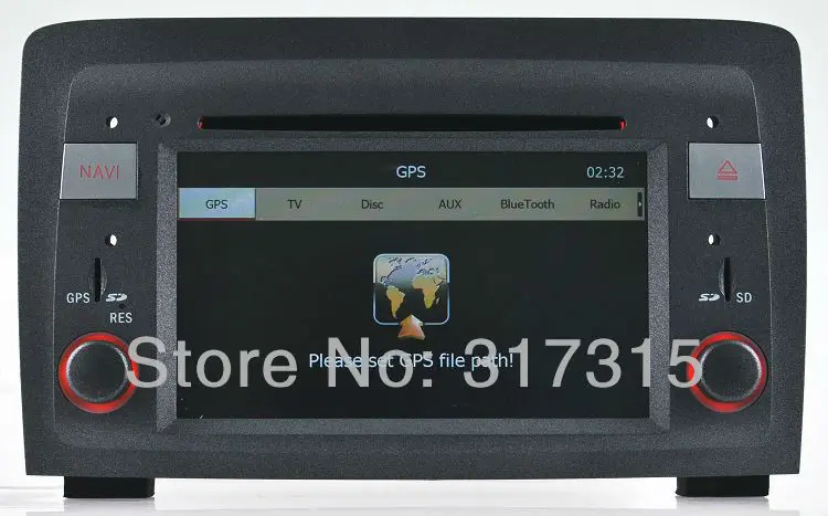 Головное устройство Автомобильный dvd плеер для Fiat Idea/Lancia Musa с GPS навигацией радио