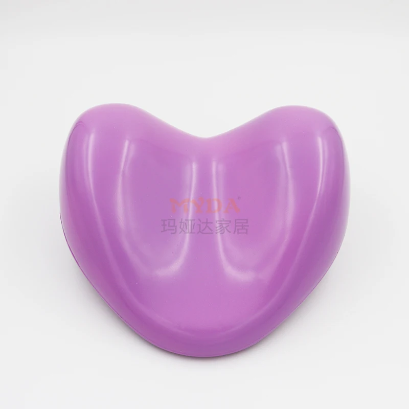 

Home Bathroom Supplies Bath Pillow PU Covering Heart-shaped Bath Pillows With 3 Suction Cups