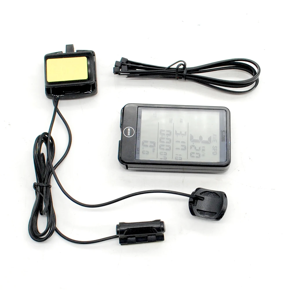 Hot -screen Bicycle Multi-Functional Stopwatch Odometer Computer Large Backlight LCD Display | Спорт и развлечения