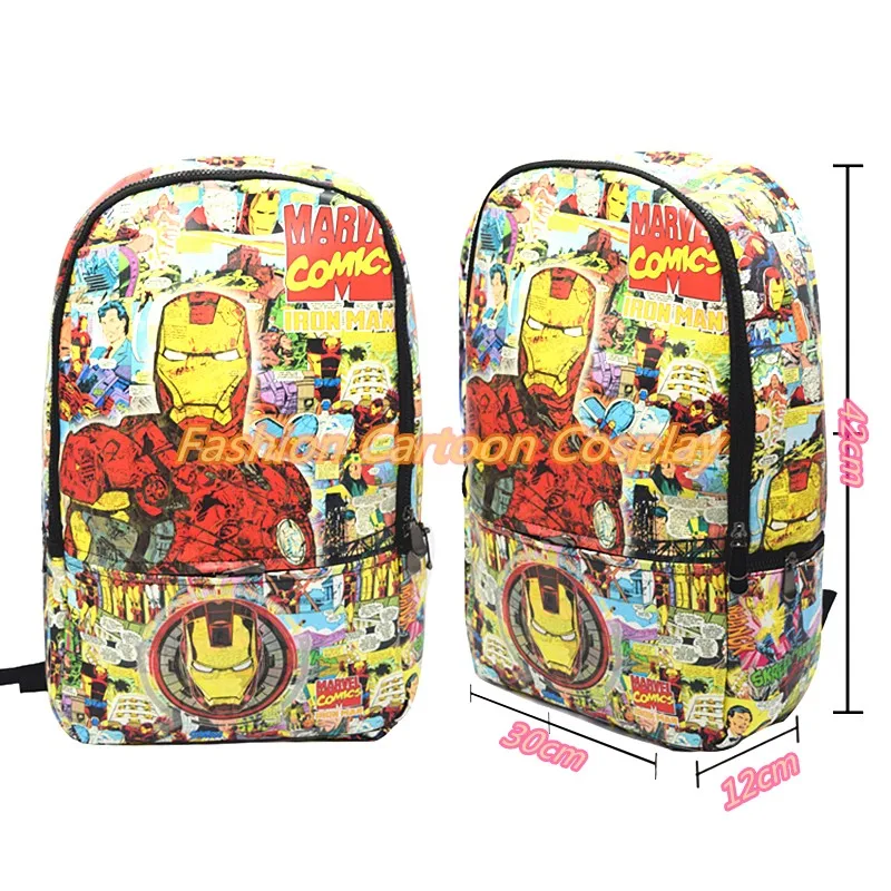 Marvel Mochila из фильма 70 лет, большая вместительность, унисекс, школьные сумки, рюкзак для ноутбука, сумка для компьютера, мужской рюкзак