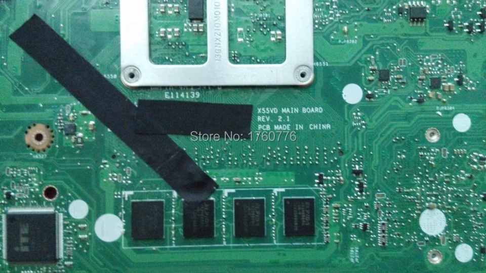 For ASUS X55VD REV:2.1 HM76 Chipset Nvidia 610M 1GB Laptop Motherboard 100% Tested Perfect Working | Компьютеры и офис