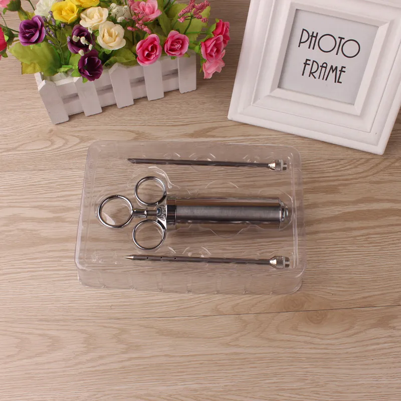 Шприц для маринада инжектор из нержавеющей стали 304 пищевой приправ барбекю мяса