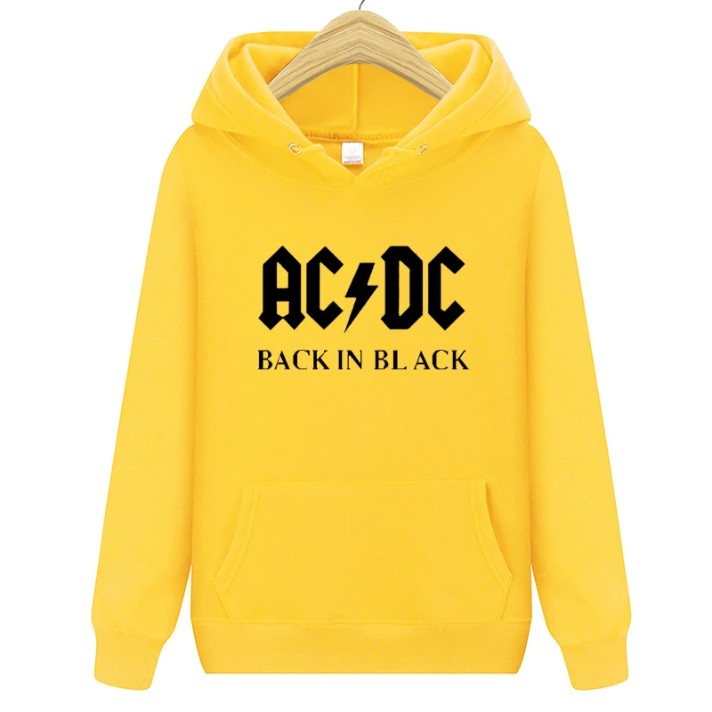 Мужская толстовка с капюшоном в стиле хип-хоп рок-группы ACDC, мужская повседневная уличная куртка, толстовки с капюшоном, мужская и женская брендовая одежда