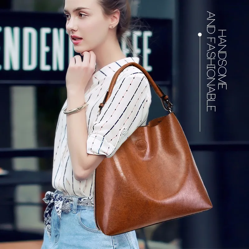 2 шт./комплект женские кожаные сумки|Сумки с ручками| |