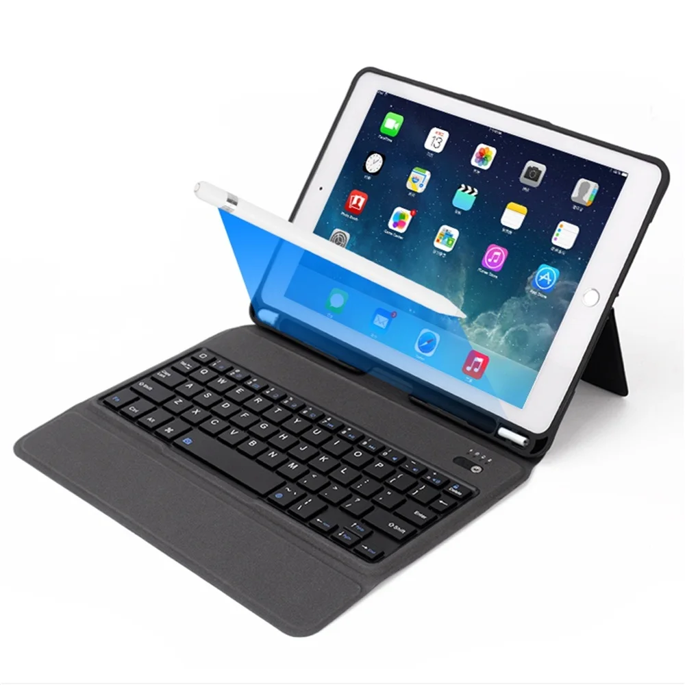Чехол с клавиатурой Bluetooth для iPad 2018 9 7 Вт подставка карандашей ультратонкий