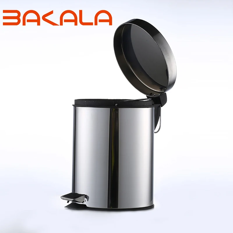 Нержавеющая сталь нажимной Тип педаль прессования мусорное ведро Экологически