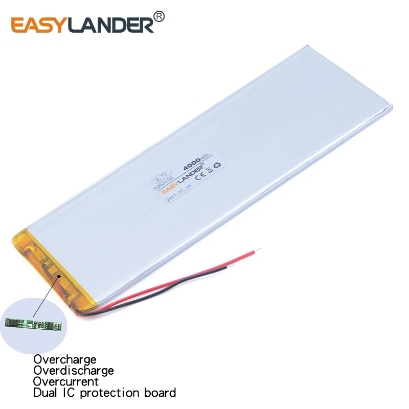 Литий полимерный аккумулятор 3263156 3 7 В 4000 мАч для 8 &quotCHUWI Hi8 hi8 pro xv8 3565150 Power bank