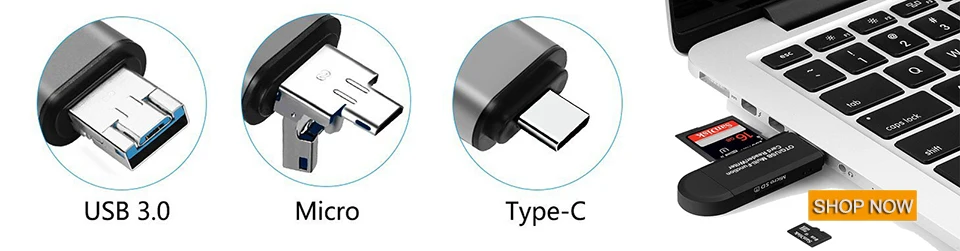 4 цвета мини USB 2,0 кард-ридер TF/MicroSD/MicroSDHC/MicroSDXC все в 1 портативный кард-ридер для компьютера ноутбука