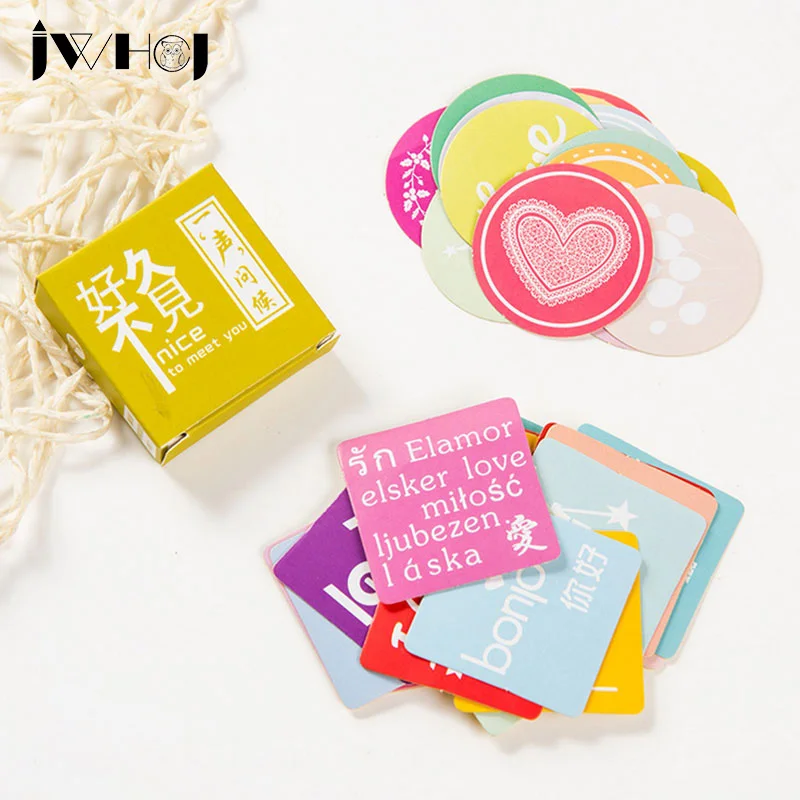 40 шт./кор. JWHCJ долгое время не вижу бумажных наклеек decora diy Скрапбукинг Подарочный